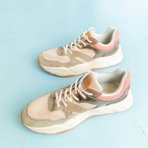 Scotch & Soda Celest Multi Colored Patchwork Casual Trainers Sneaker Size US 6.5 - Picture 4 of 9